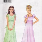 Girls' Dress Sewing Pattern Size 7-10 Butterick 6489 UNCUT