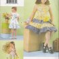Girls' Dress Sewing Pattern Size 6-8 Vogue 7068 UNCUT