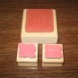 Halloween Wood Mounted Rubber Stamps Lot Of 3