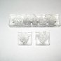 Acrylic Mounted Rubber Stamps Lot Of 3