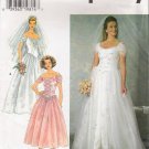 Misses' Wedding Bridal Dress Sewing Pattern Size 6-10 Simplicity 7469 UNCUT