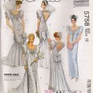Misses' Bridal Gowns & Bridesmaids' Dress Sewing Pattern Size 12 McCall's 5758 UNCUT