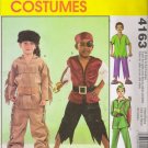Children's Boys' Costume Sewing Pattern Size 3-8 McCall's 4163 UNCUT