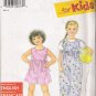 Child's Romper Sewing Pattern Size 4-8 Simplicity 8604 UNCUT