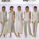 Misses' Pants Skirt Top Dress Jumper Jacket Sewing Pattern Size 8-14 Simplicity 5345 UNCUT