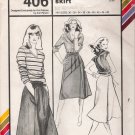 Vintage Sewing Pattern A-Line Wrap Skirt Hip Sizes 30-46 Stretch & Sew 406 UNCUT