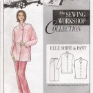 Misses' & Women's Elle Shirt & Pant Sewing Pattern Size XS-XXL The Sewing Workshop UNCUT