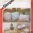 Vintage Pattern Crochet Accessories Simplicity 5782