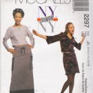 Juniors' Tops Skirts Sewing Pattern Size 9/10-13/14 McCall's 2297 UNCUT