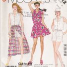 Misses' Jumpsuit & Skirt Sewing Pattern Size 6-10 McCall's 2512 UNCUT