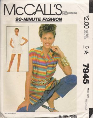 Vintage Sewing Pattern Misses' Cover-Up Size 14-16 McCall's 7945 UNCUT