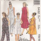 Misses' Dress & Jumpsuit Sewing Pattern Size 18-20 McCall's 5432 UNCUT