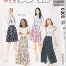 Misses' Skirt Sewing Pattern Size 14-18 McCall's 8006 UNCUT