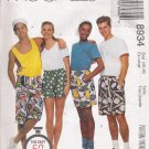 Misses', Men's Or Teen Boys Boxer Shorts Sewing Pattern Size 46-48 McCall's 8934 UNCUT