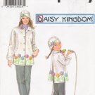 Mother And Daughter Fleece Coat & Hat Sewing Pattern Daisy Kingdom Simplicity 5946 UNCUT