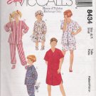 Children's, Boys' & Girls' Sleepwear Sewing Pattern Size 6-7 McCall's 8434 UNCUT