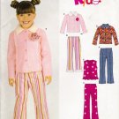 Children's Pants Vest Jacket Sewing Pattern Size 3-8 Simplicity New Look 6529 UNCUT