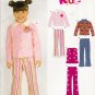 Children's Pants Vest Jacket Sewing Pattern Size 3-8 Simplicity New Look 6529 UNCUT