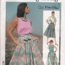 Vintage Sewing Pattern Misses' Circle Skirt Size 8-12 Simplicity 6895 UNCUT