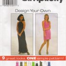 Misses' Knit Dress Sewing Pattern Size 10-14 Simplicity 8015 UNCUT