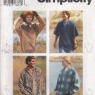 Misses', Men's & Teens' Top Sewing Pattern Size XS-M Simplicity 9226 UNCUT