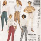 Misses' Slim Pants Or Shorts Sewing Pattern Size 10-14 McCall's 5598 UNCUT