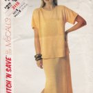 Misses' Top & Skirt Sewing Pattern Size 12-16 McCall's 3115 UNCUT