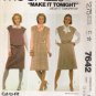 Misses' Jumpers & Belt Sewing Pattern Size 12-16 McCall's 7642 UNCUT