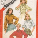 Misses' Asymmetrical Top Sewing Pattern Size 14 Simplicity 5645 UNCUT