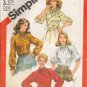 Misses' Asymmetrical Top Sewing Pattern Size 14 Simplicity 5645 UNCUT