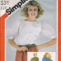 Misses' Asymmetrical Blouse Sewing Pattern Size 14 Simplicity 5497 UNCUT