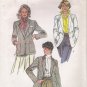 Misses' Lined Blazer Sewing Pattern Size 12 Simplicity 6723 UNCUT