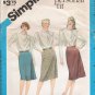 Misses' Slim Skirt Sewing Pattern Size 12 Simplicity 6521 UNCUT