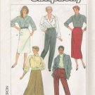 Misses' Skirt Pants Culottes Sewing Pattern Size 16-20 Simplicity 7707 UNCUT