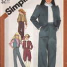 Vintage Sewing Pattern Girls' Pants Knickers Jacket Vest Size 7 Simplicity 5626 UNCUT