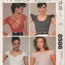 Misses' Top Sewing Pattern Size 10-12 McCall's 8586 UNCUT