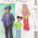 Toddler's & Children's Poncho Pants Hat Sewing Pattern Size 1-3 McCall's 4906 UNCUT