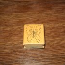Butterfly Wood Mounted Rubber Stamp by Anne Made Design