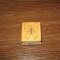 Butterfly Wood Mounted Rubber Stamp by Anne Made Design