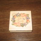 Our Family Wood Mounted Rubber Stamp by Inkadinkado