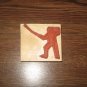 Fencer Wood Mounted Rubber Stamp by Rubber Baby Buggy Bumpers