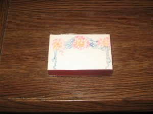 Floral Border Wood Mounted Rubber Stamp by Stampendous
