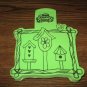 Birdhouse Trio Foam Mounted Rubber Stamp For Fabric by Anita's