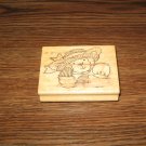 Lamb Wood Mounted Rubber Stamp by Azadi Earles