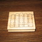 Picket Fence Wood Mounted Rubber Stamp by Azadi Earles
