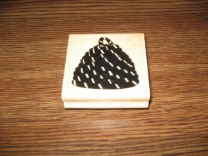Bee Skep Wood Mounted Rubber Stamp by JRL Design Co.
