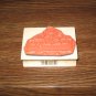 Winnie The Pooh Hunny Bee Bookplate Wood Mounted Rubber Stamp by All Night Media