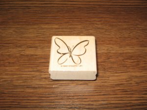 Butterfly Wood Mounted Rubber Stamp by Stampin Up