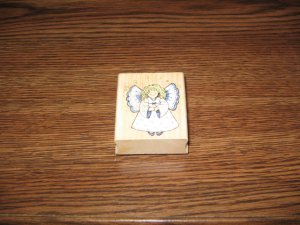 Angel Wood Mounted Rubber Stamp by Hero Arts