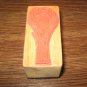 Star & Smoke Stream Wood Mounted Rubber Stamp